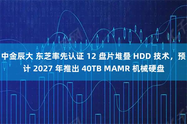 中金辰大 东芝率先认证 12 盘片堆叠 HDD 技术，预计 2027 年推出 40TB MAMR 机械硬盘