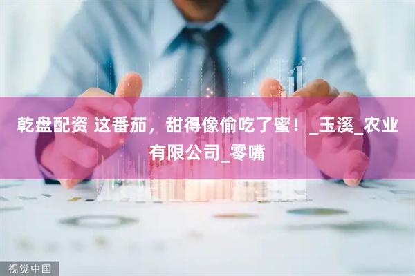 乾盘配资 这番茄，甜得像偷吃了蜜！_玉溪_农业有限公司_零嘴